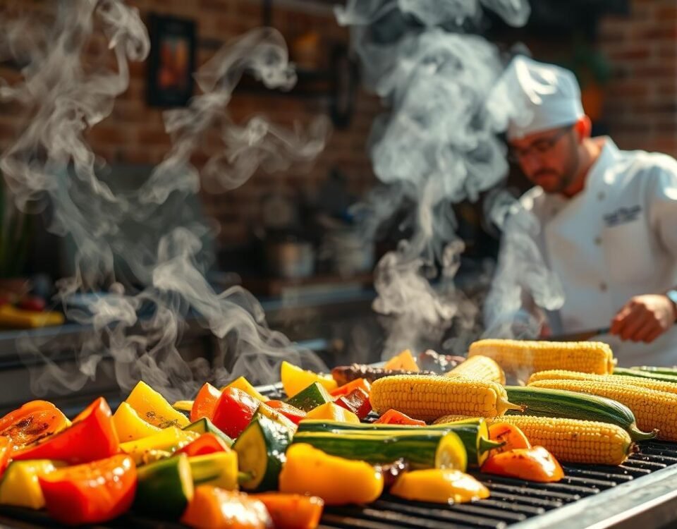 Grilling Vegetables