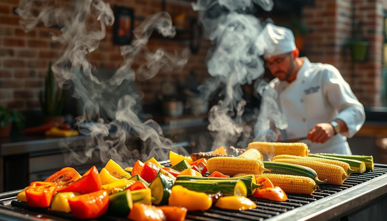 Grilling Vegetables