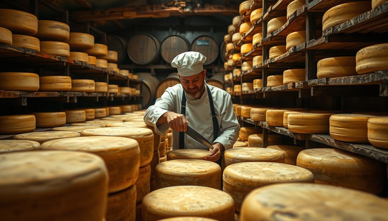 Parmesan Cheese Aging