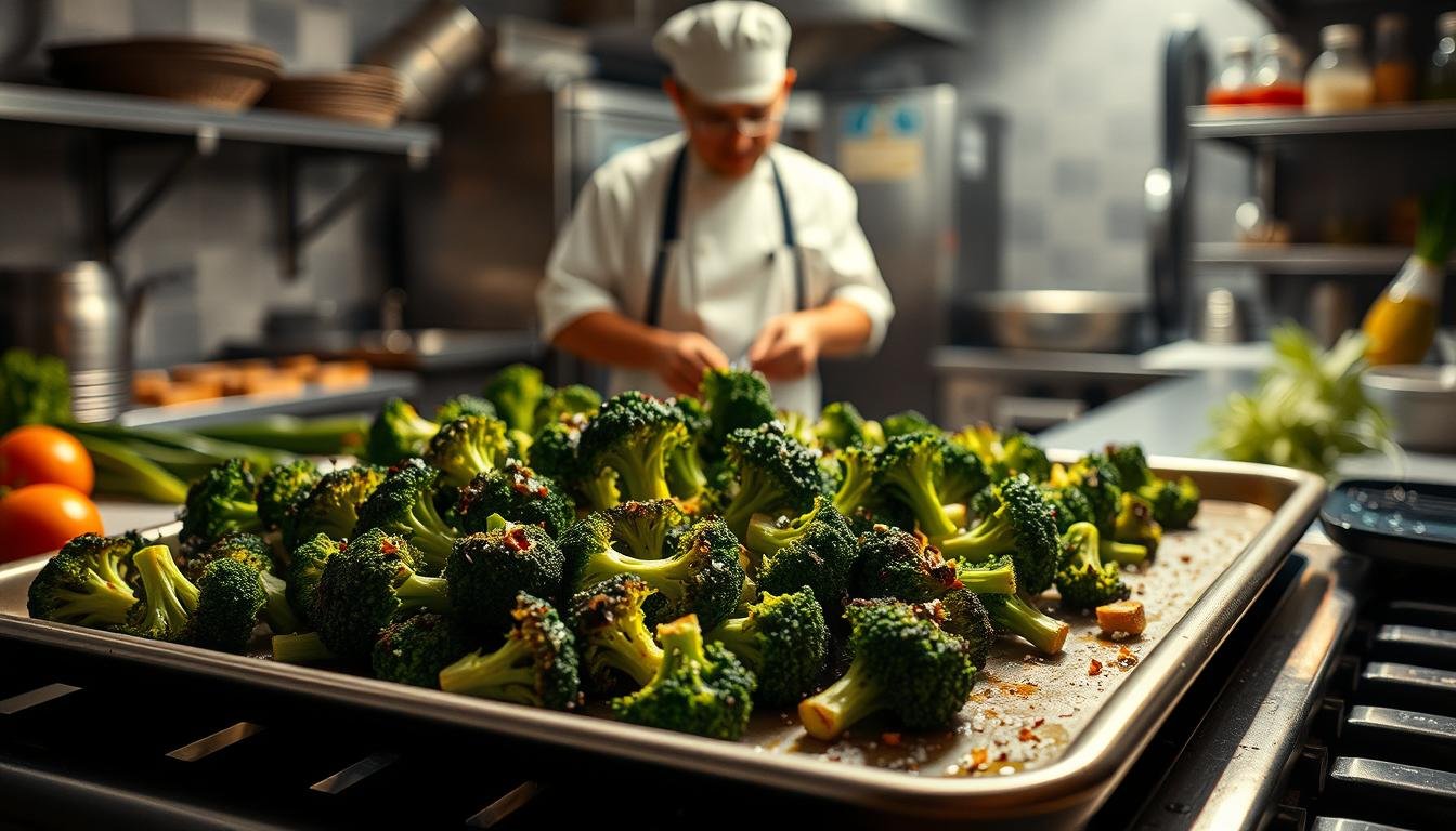 Roasting Broccoli