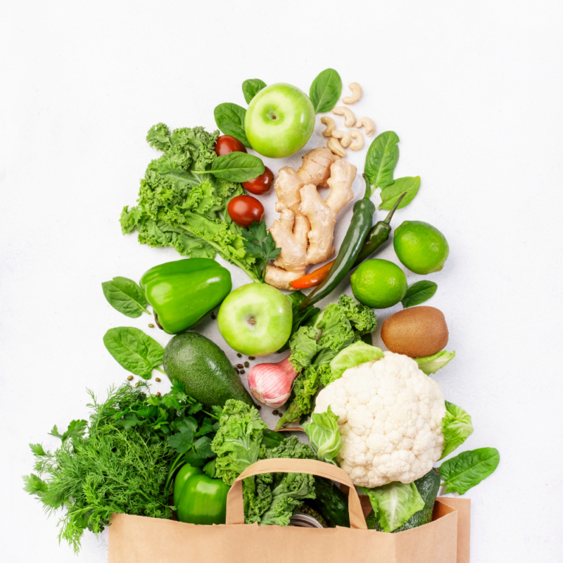 Seasonal vegetable box