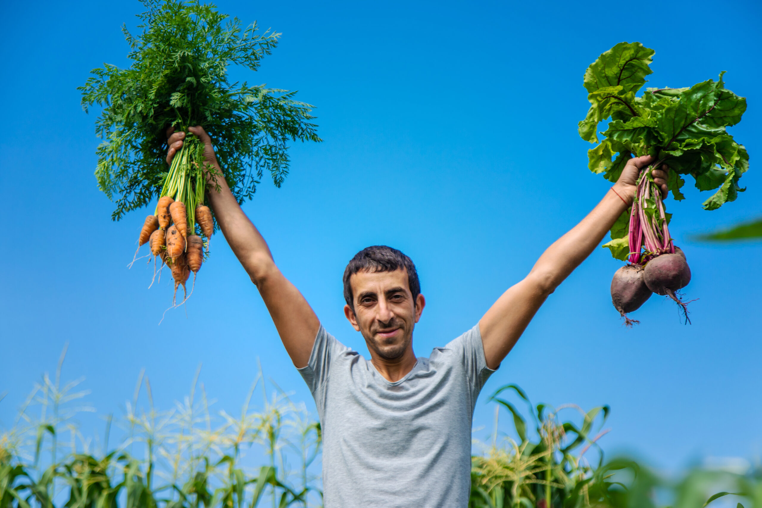 happy farmers