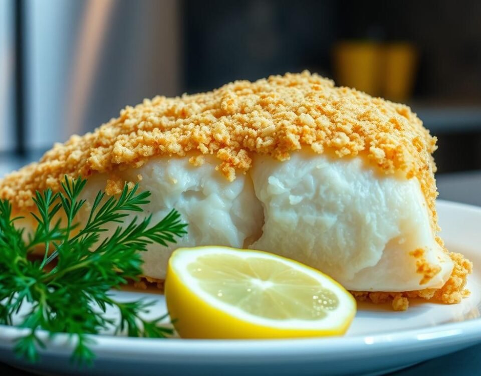 Baked haddock