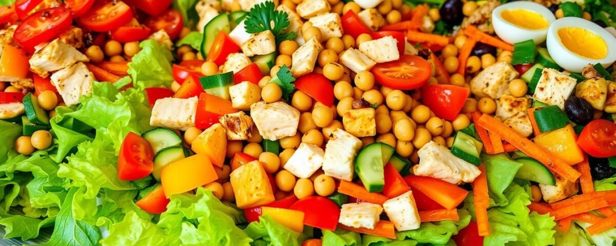 Colorful and Healthy Salads