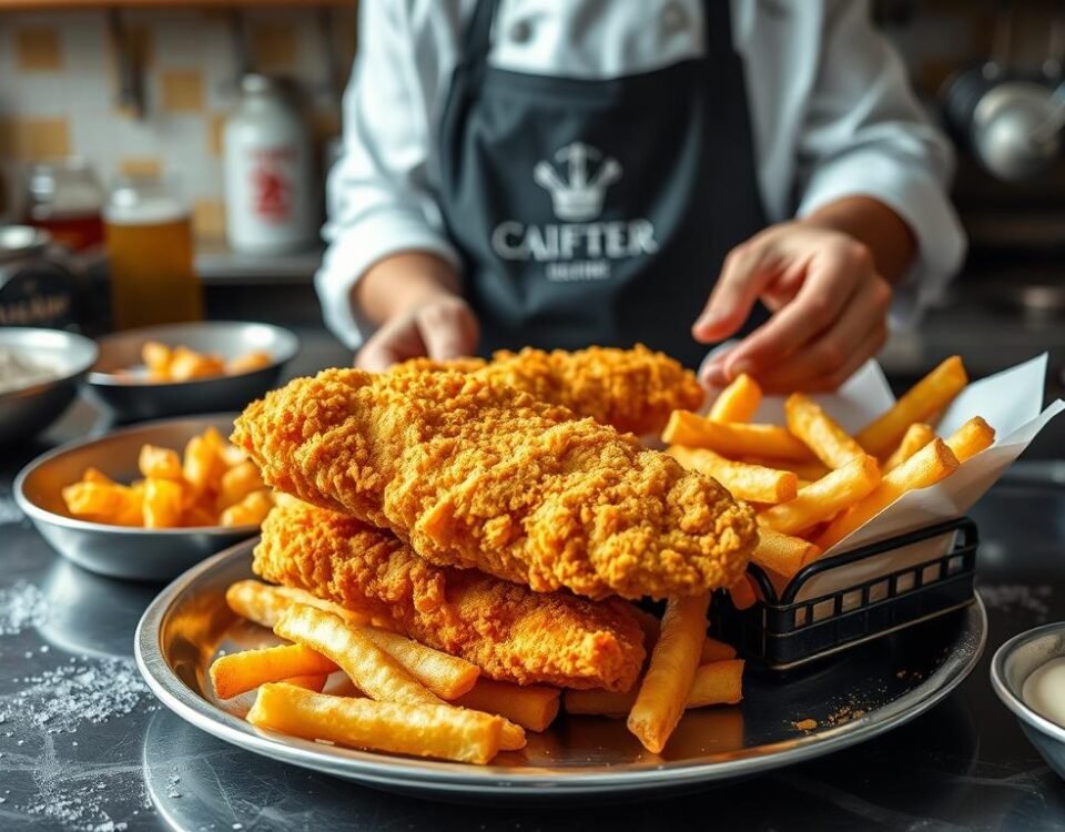 Crispy Fish and Chips Tips