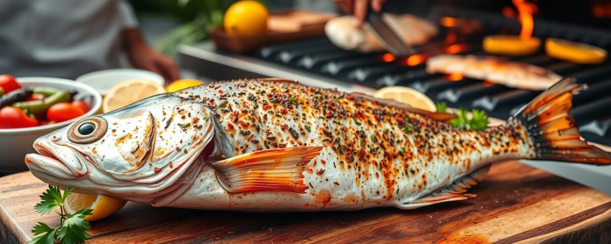 Grilled Whole Snapper