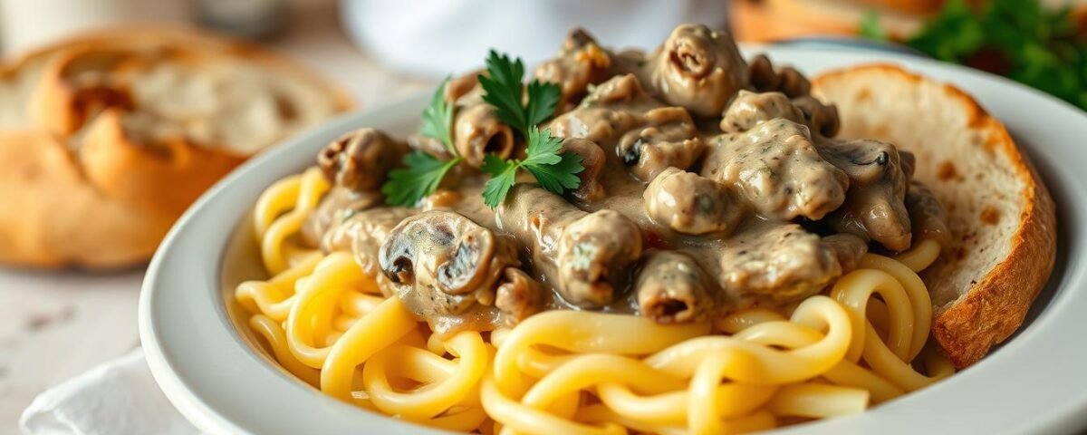 Hearty Beef Stroganoff