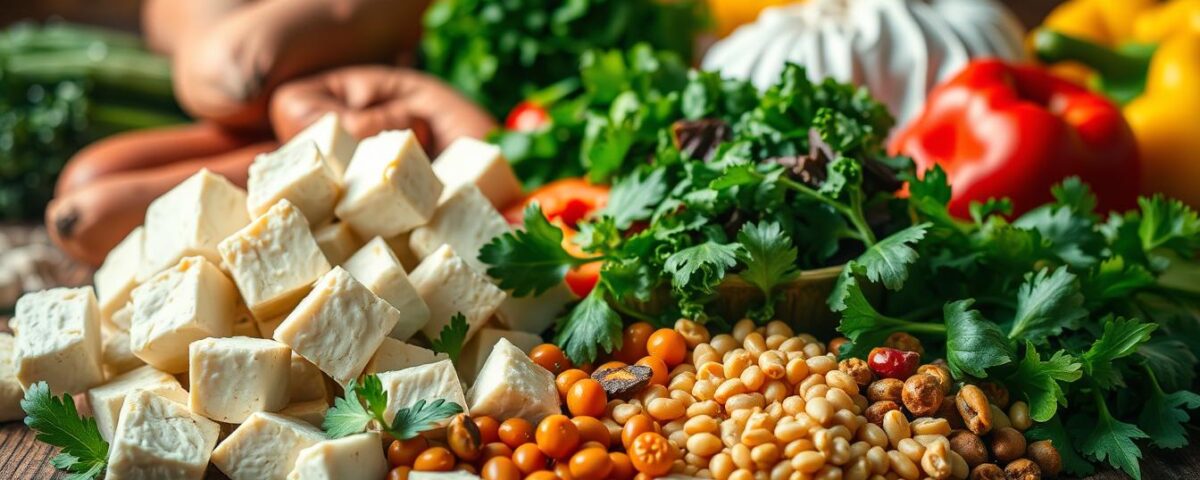 High-protein vegan foods
