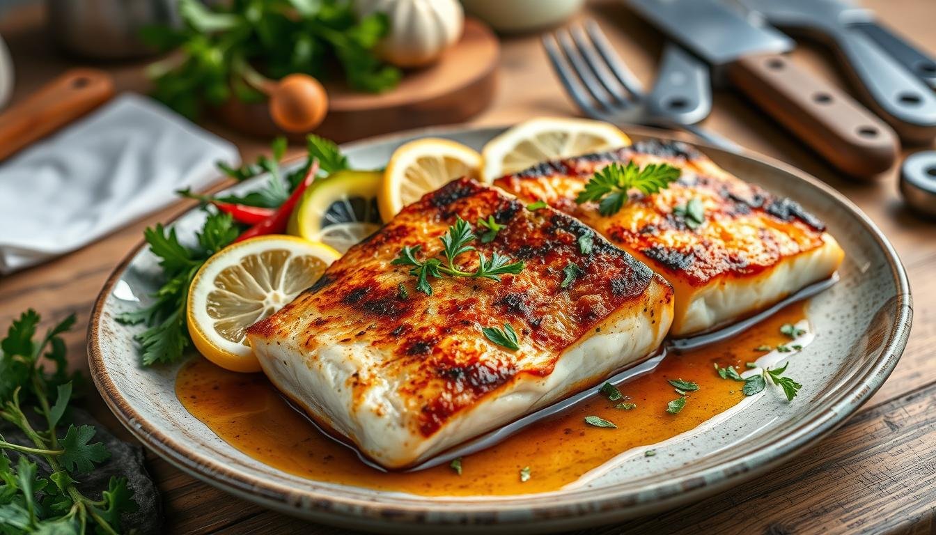 Juicy Halibut Steaks