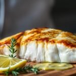 Pan-searing sea bass