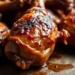 Slow-cooked chicken legs