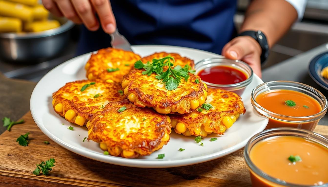 Sweet and Savory Corn Fritters