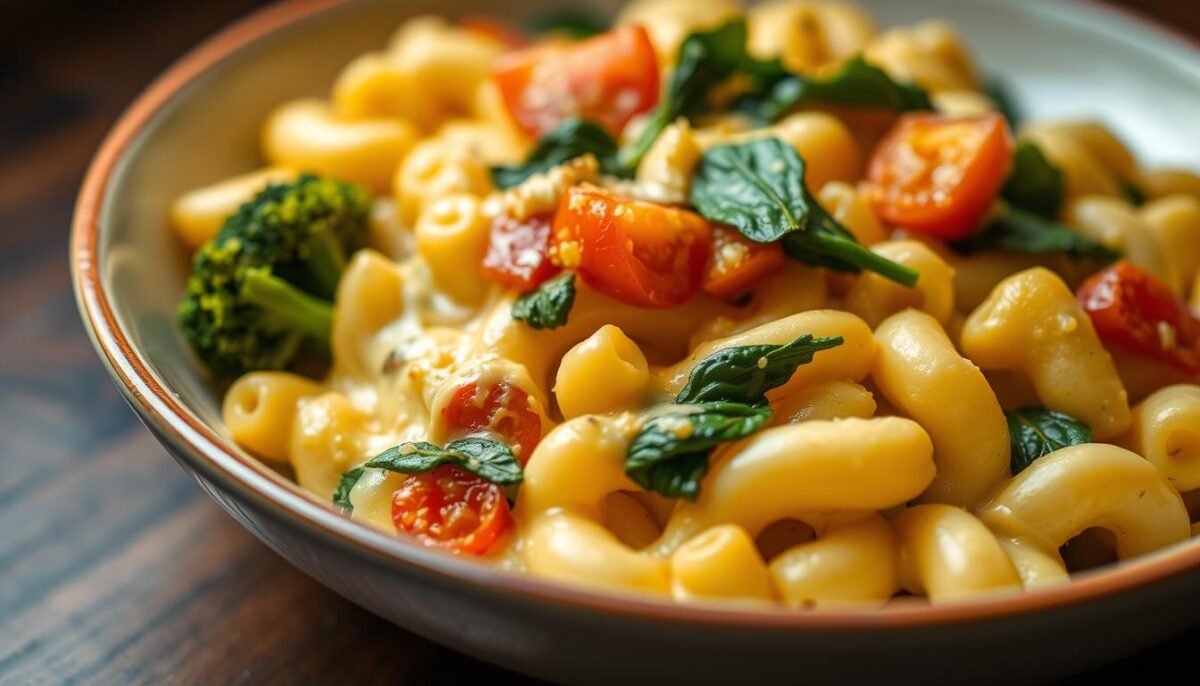 mac cheese with healthy ingredients