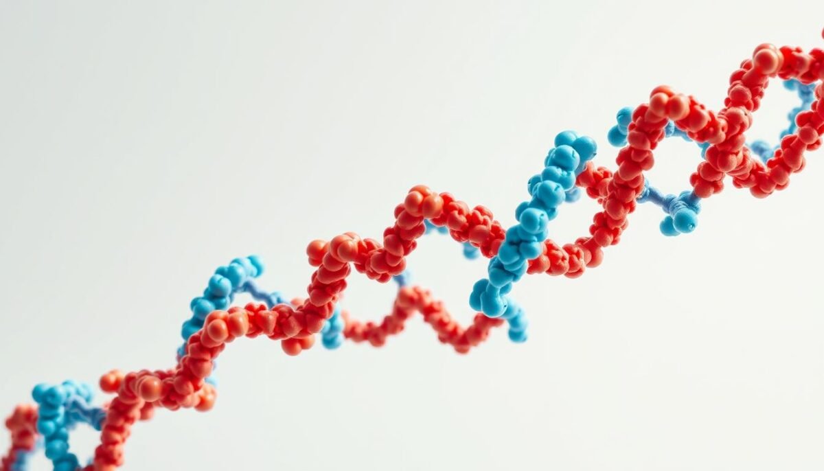 protein chains and side chain structures