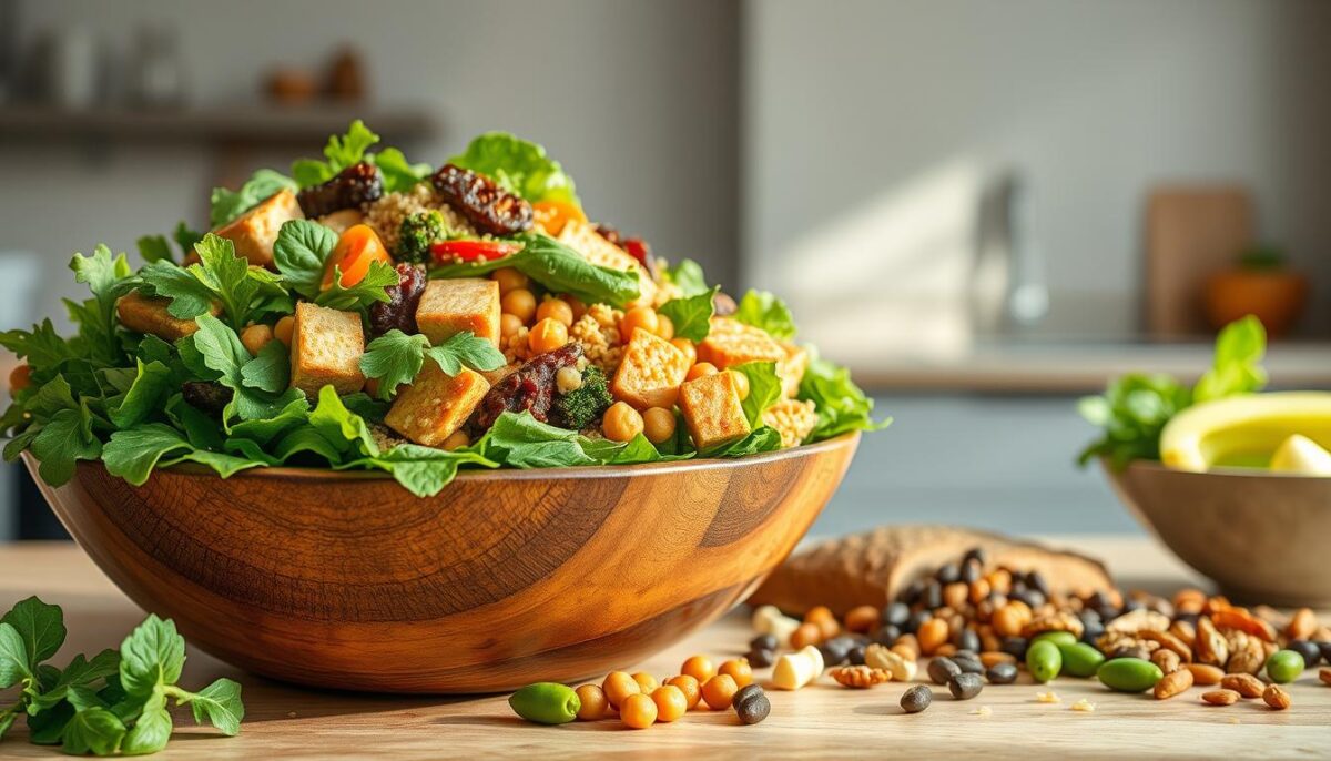 protein-packed vegan salads
