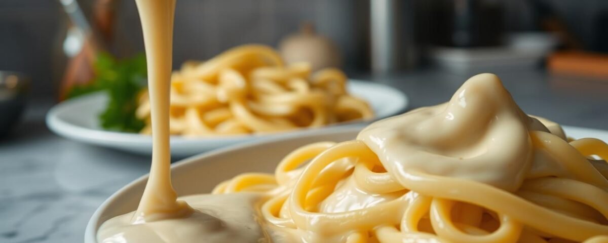 Creamy alfredo sauce