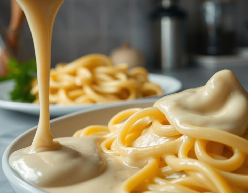 Creamy alfredo sauce