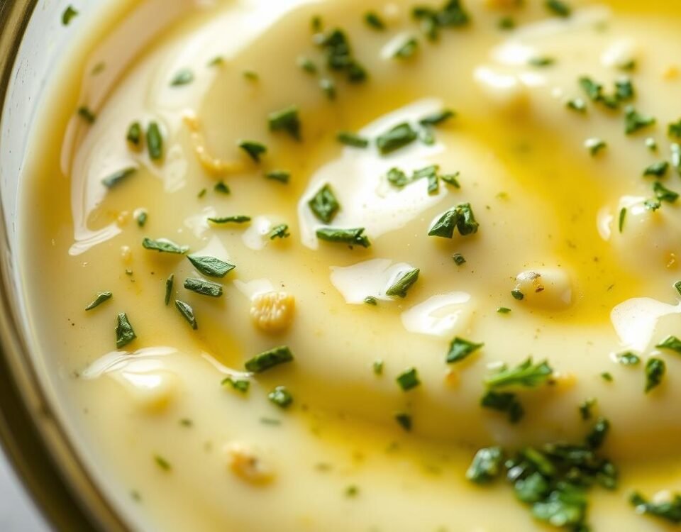 Garlic herb butter sauce