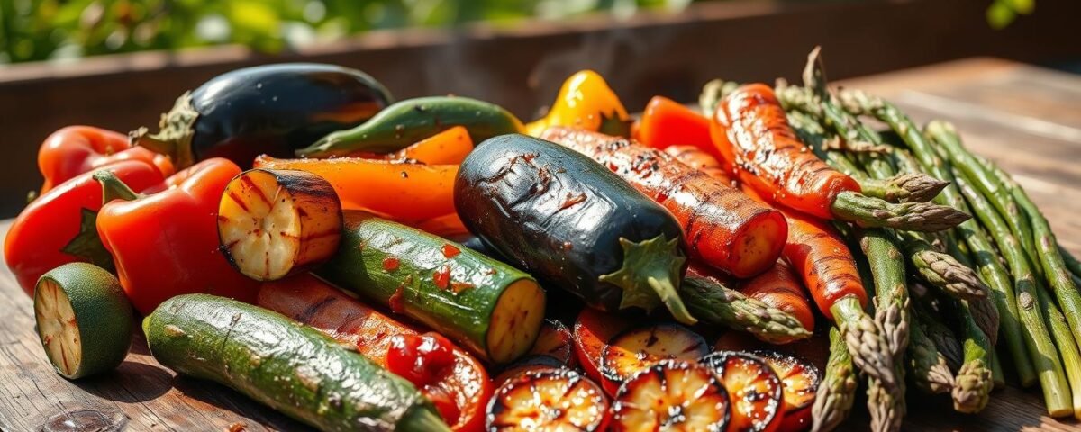 Grilled vegetable marinades