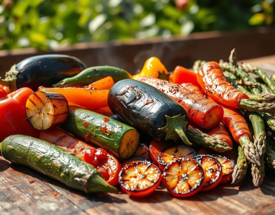 Grilled vegetable marinades