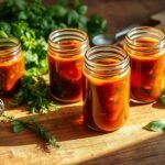 Herb-infused marinades