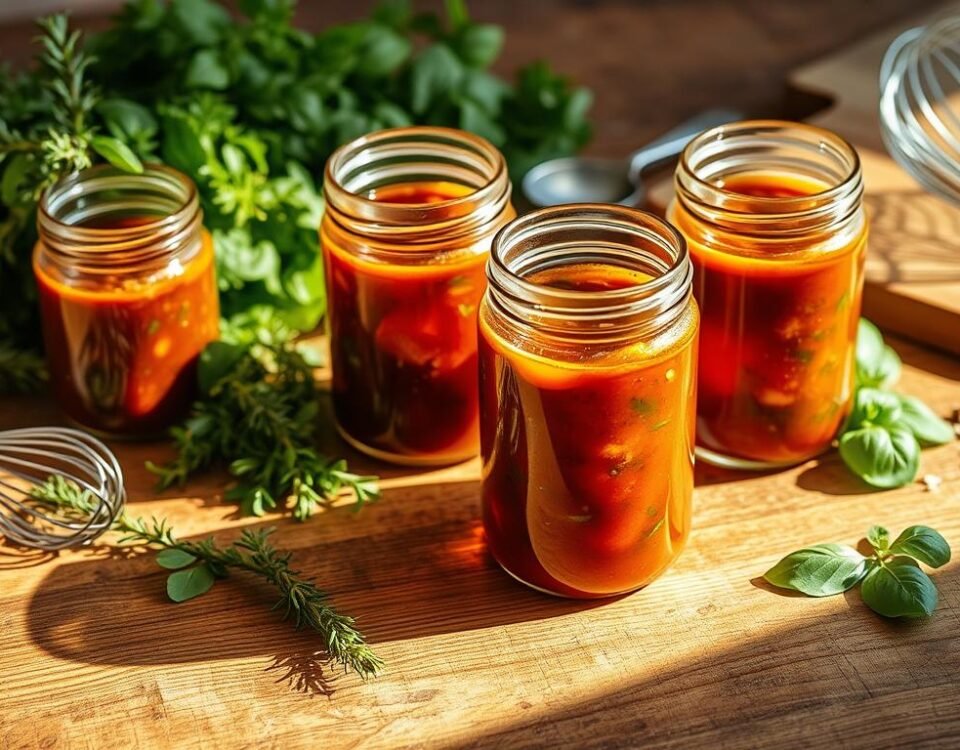 Herb-infused marinades