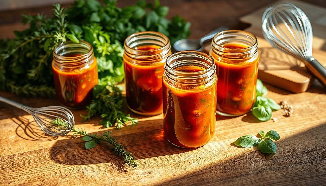 Herb-infused marinades