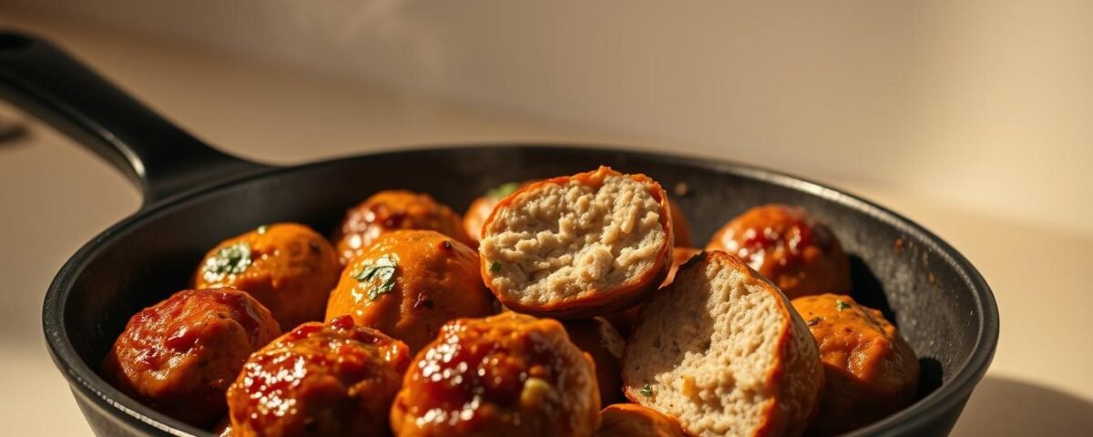 Juicy pork meatballs