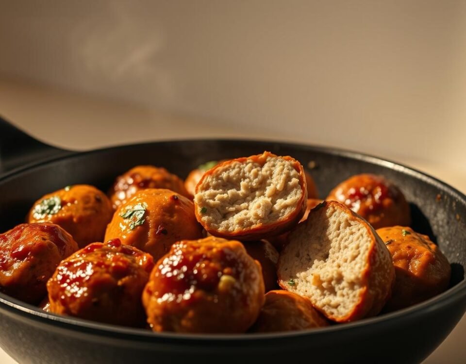 Juicy pork meatballs