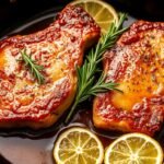 Marinated pork chops