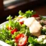 Upgrading salads with dressing