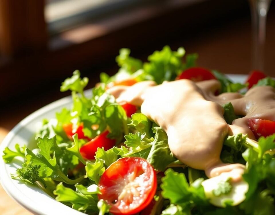 Upgrading salads with dressing