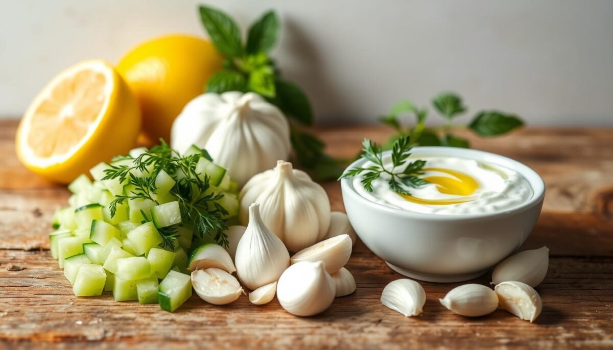 essential ingredients for tzatziki