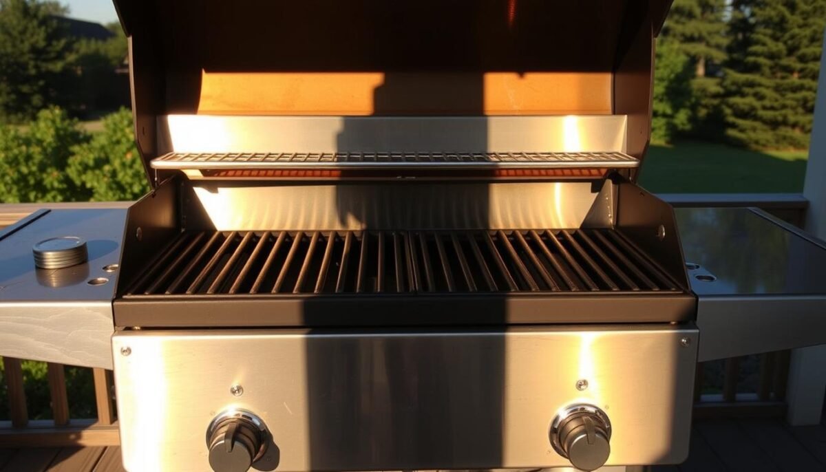 setting up a gas grill for indirect heat