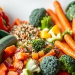 Colorful vegetable based recipes