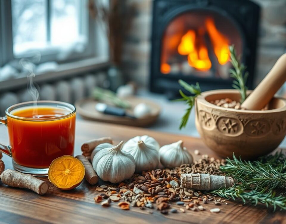 Garlic ginger turmeric health