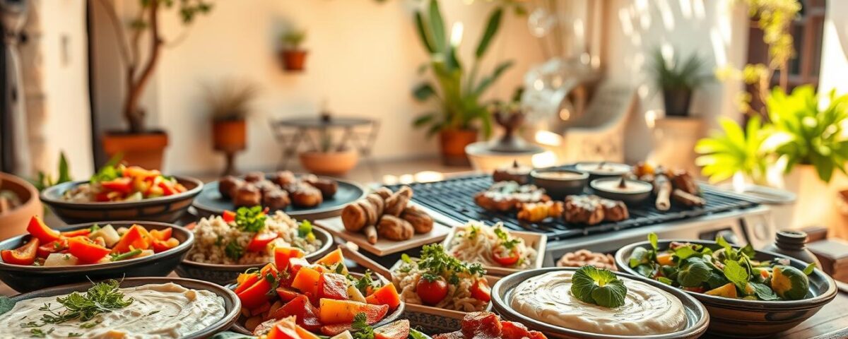 Lebanese food cooking start