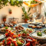 Lebanese food cooking start