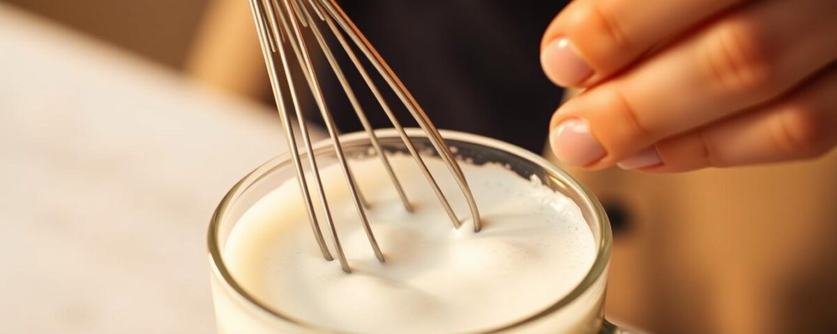 Milk frothing without machine