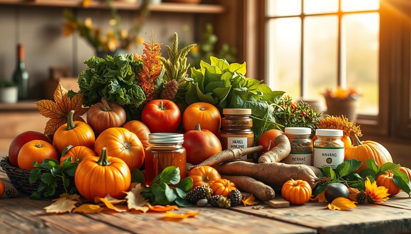 Autumn immunity boosting foods