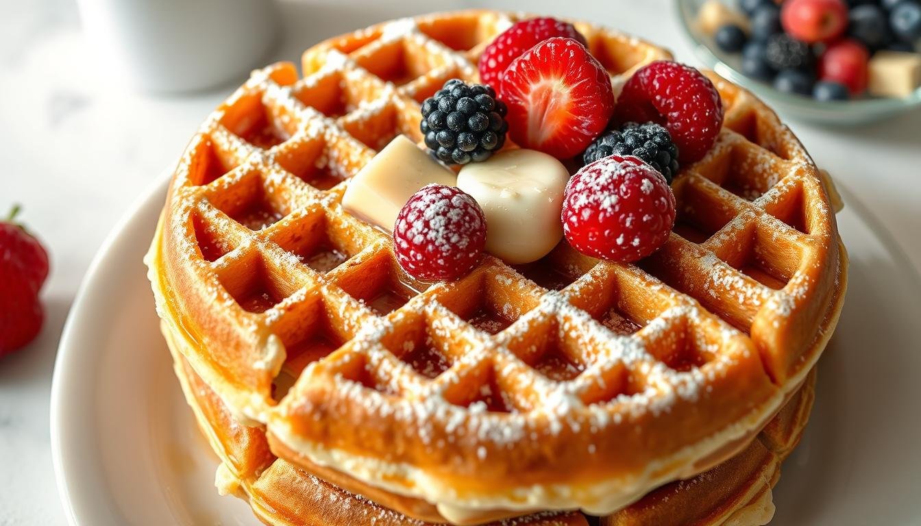 Belgian waffles stews beer