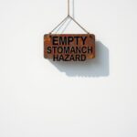 Empty stomach food warning