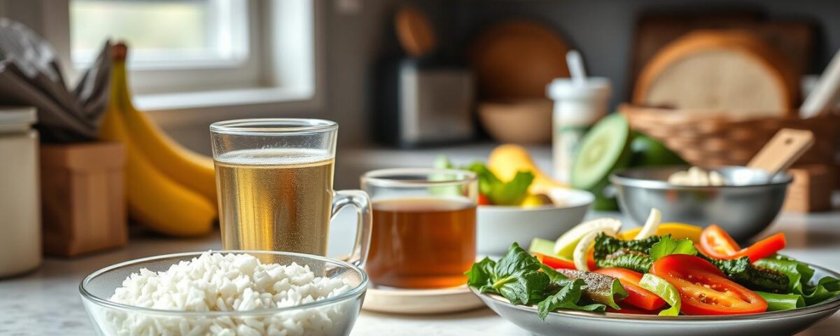 Food poisoning recovery meals