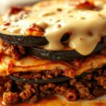 Greek moussaka cooking steps