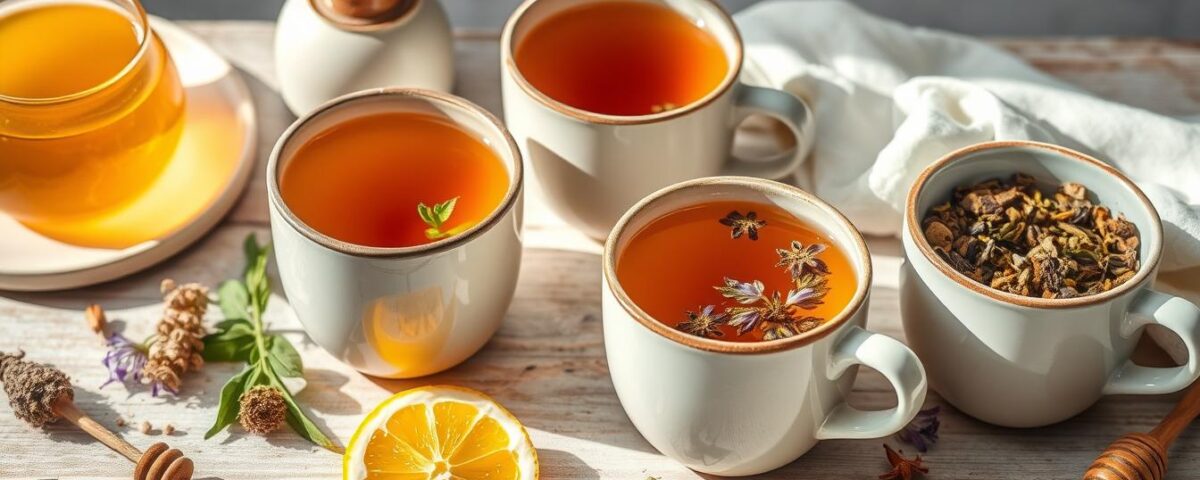Herbal teas stomach relief