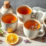 Herbal teas stomach relief