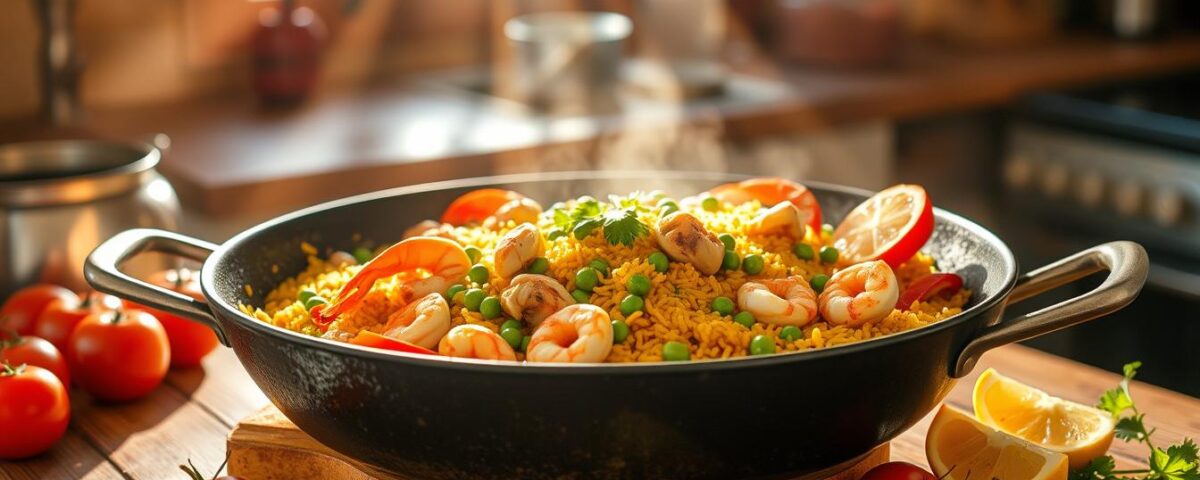 Spanish paella authentic recipe