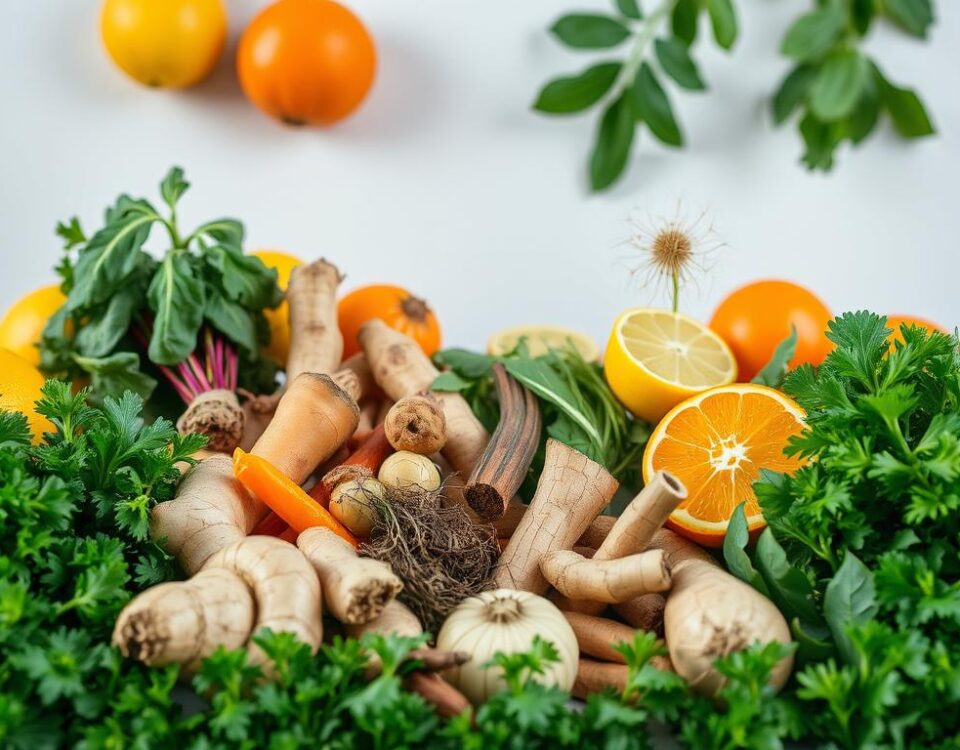 Spring detox cleansing foods