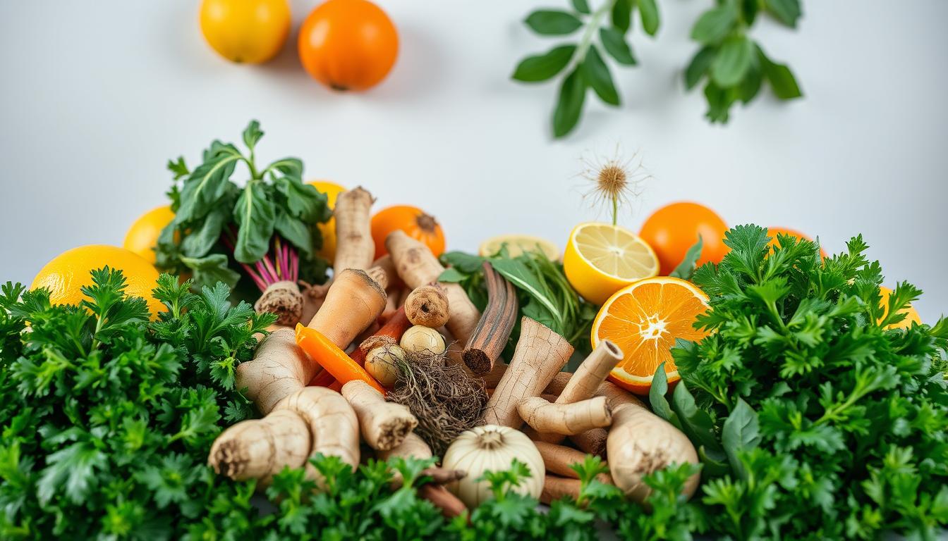 Spring detox cleansing foods