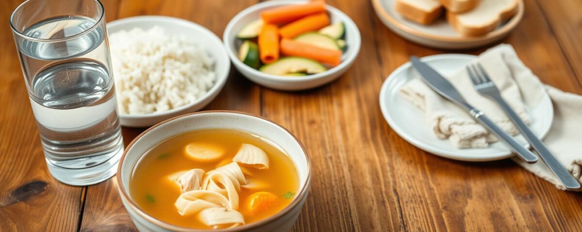 Stomach flu recovery meals